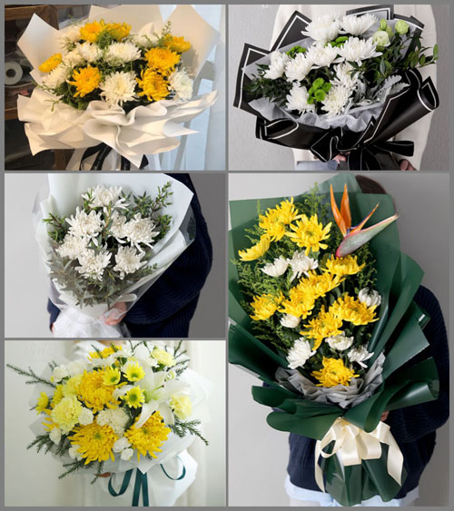 贵州安顺普定县穿洞街道白事花束代送